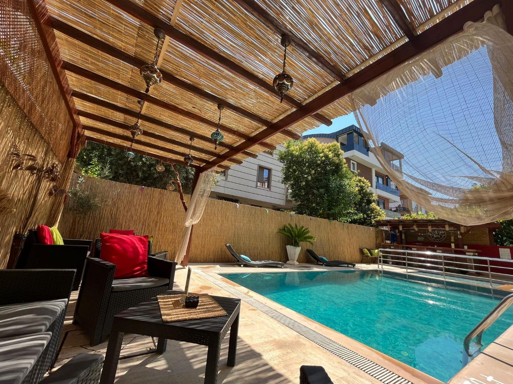 Beyaz Melek Apart Hotel Анталья Экстерьер фото